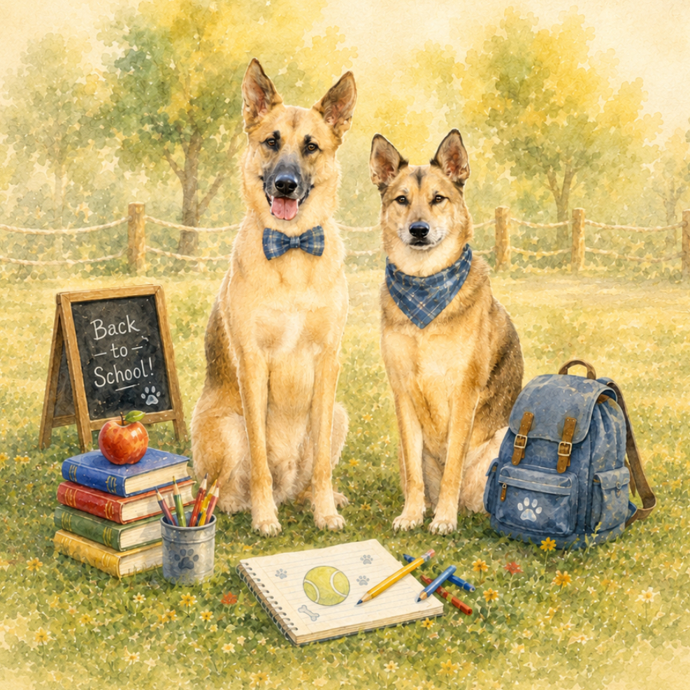 🎒🐕 Back To School, But Nobody Gave The Dog A Syllabus